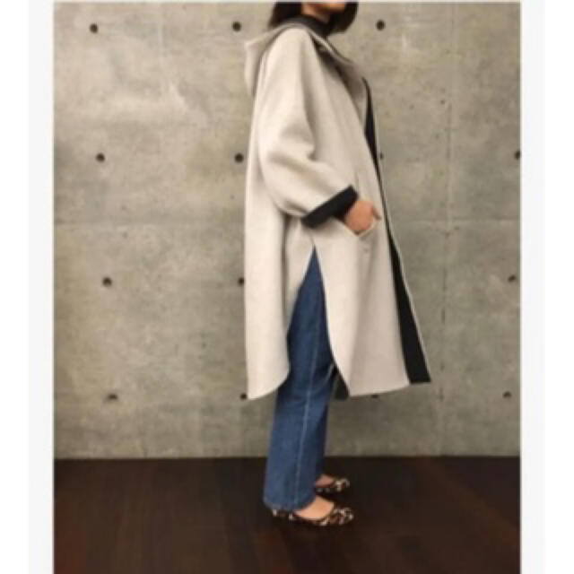 ENFOLD ウールリバーケープコート