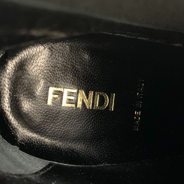 FENDI(フェンディ)の5155 未使用 フェンディ ハラコ レザー 牛柄 サイドゴア ショートブーツ  レディースの靴/シューズ(ブーツ)の商品写真