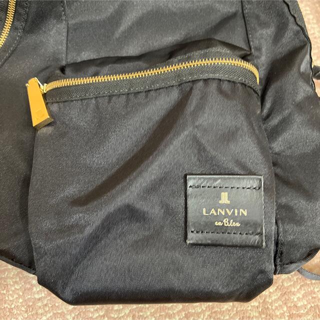 LANVIN en Bleu(ランバンオンブルー)のランバンオンブルー　ナイロンリュック　マザーズバッグ レディースのバッグ(リュック/バックパック)の商品写真