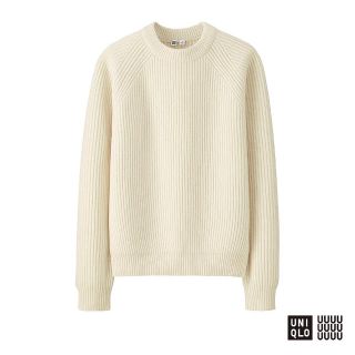 ユニクロ(UNIQLO)のUNIQLOU ラムウールセーター(ニット/セーター)