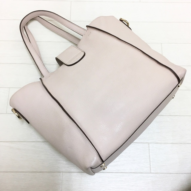 ☆美品・保存袋付☆トッズ TOD'S Tリング レザートートバッグ 2way www
