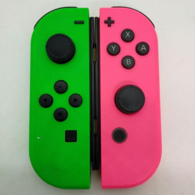 ニンテンドースイッチ　ジョイコン　スプラトゥーンカラー