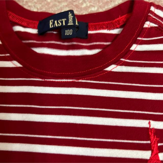 EASTBOY(イーストボーイ)のイーストボーイ　ボーダー　カットソー　半袖Tシャツ キッズ/ベビー/マタニティのキッズ服男の子用(90cm~)(Tシャツ/カットソー)の商品写真