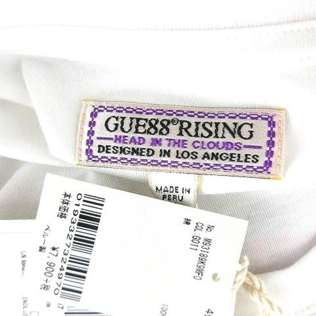 GUESS(ゲス)のゲス19AW GUE88RISING Tシャツ 長袖 ロゴ プリント M 白 メンズのトップス(Tシャツ/カットソー(七分/長袖))の商品写真