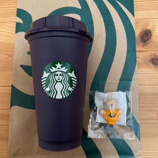 スターバックスコーヒー(Starbucks Coffee)のスタバ　ハロウィン　カラーチェンジング　リユーザブルカップ　ベアリスタ　キャップ(タンブラー)