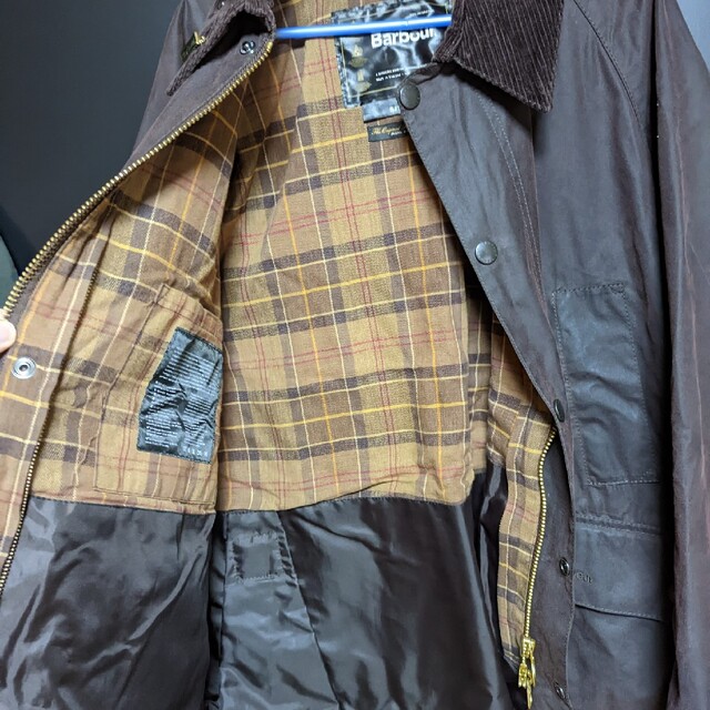 Barbour bedale 40 ラスティック（ブラウン）