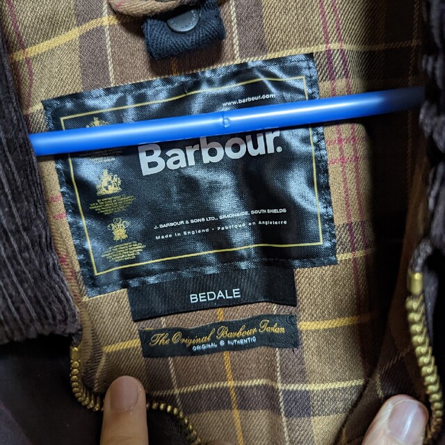 Barbour bedale 40 ラスティック（ブラウン）