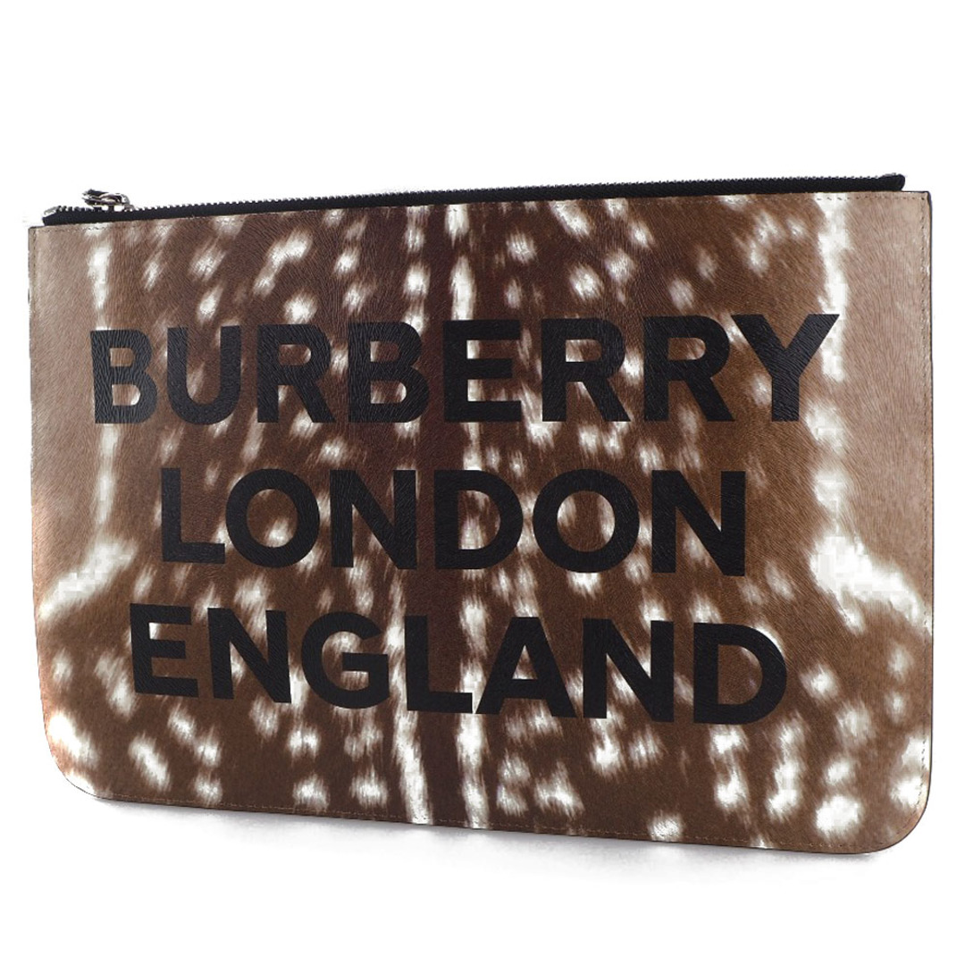 BURBERRY(バーバリー)の【BURBERRY】バーバリー LONDON ENGLAND セカンドバッグ 8015103 牛革 茶 レディース クラッチバッグ レディースのバッグ(クラッチバッグ)の商品写真