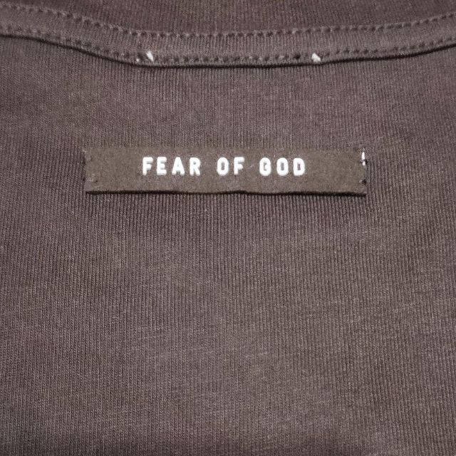 FEAR OF GOD【L】半袖Tシャツ ブラック ロゴプリント