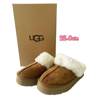 アグ(UGG)の【新品】UGG アグ レディース ディスケット スリッパ チェスナット 25cm(スリッポン/モカシン)