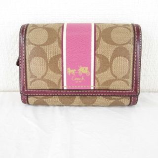 コーチ(COACH) シグネチャー 財布(レディース)(パープル/紫色系)の ...