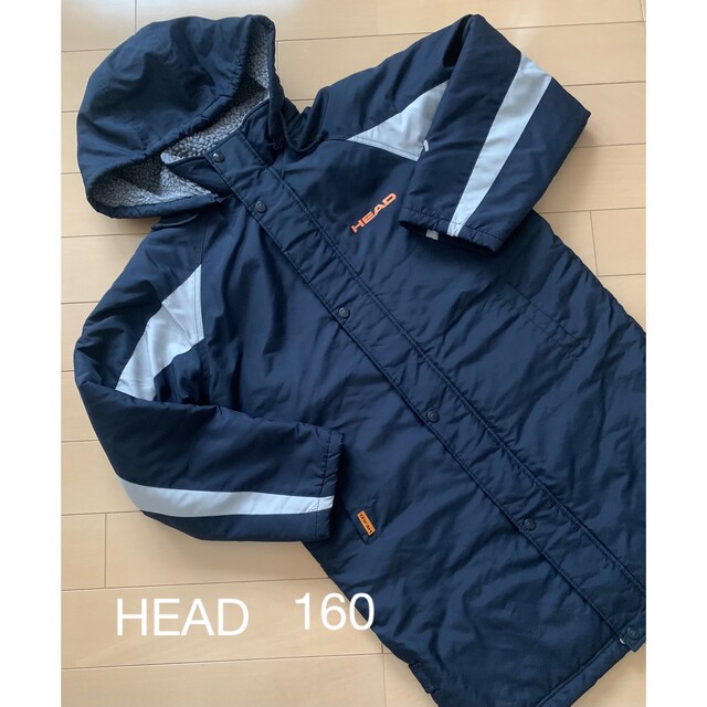 HEAD(ヘッド)のHEAD ベンチコート　ネイビー　160 キッズ/ベビー/マタニティのキッズ服男の子用(90cm~)(コート)の商品写真