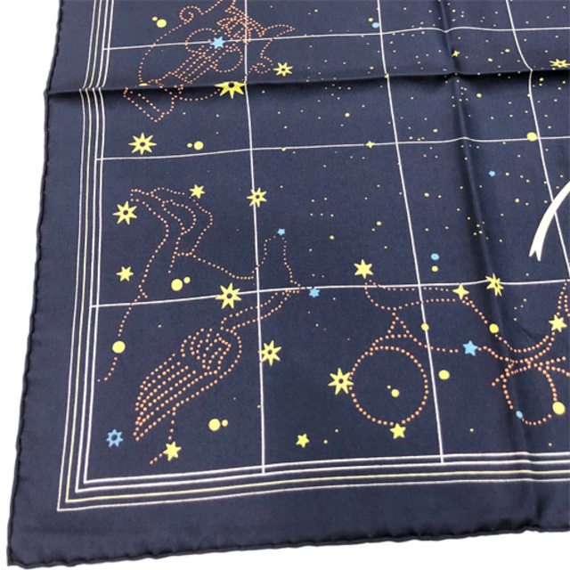 エルメス カレ 45 スカーフ 12星座 シルク ネイビー プチカレ | www