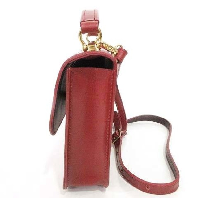 GLENROYAL(グレンロイヤル)のグレンロイヤル ハンドバッグ フラップショルダーバッグ 2WAY レザー 赤 レディースのバッグ(ハンドバッグ)の商品写真