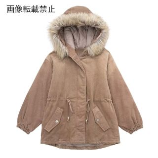 🍬10月新作🍭9570◆ファーフード付き モッズコート(モッズコート)
