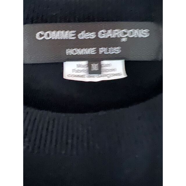 COMME des GARCONS HOMME PLUS(コムデギャルソンオムプリュス)のCOMMEdesGARÇON オムプリュスブラックニット メンズのトップス(ニット/セーター)の商品写真