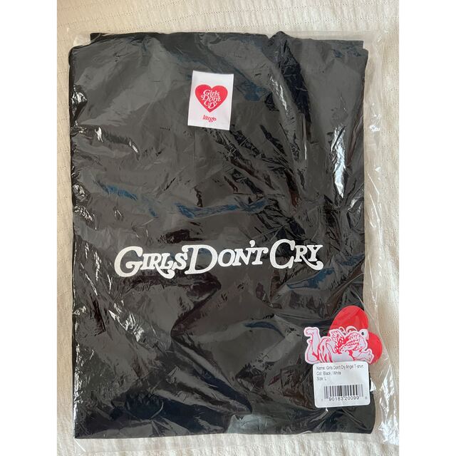 ★新品・送料込・L★Girls Don't Cry Angel T BLACK