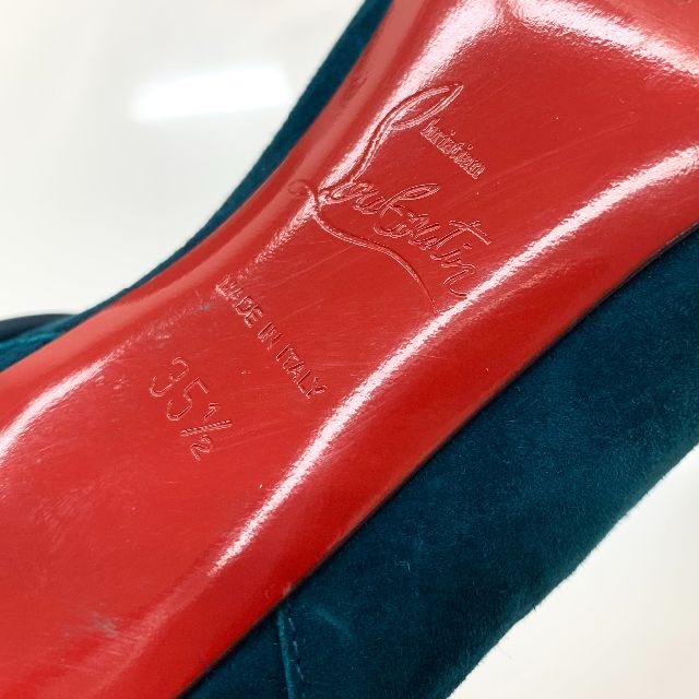 Christian Louboutin(クリスチャンルブタン)の4992 クリスチャンルブタン スパイク スエード サイドゴア ショートブーツ  レディースの靴/シューズ(ブーツ)の商品写真