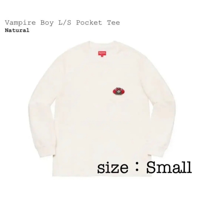 Supreme(シュプリーム)のSupreme Vampire Boy L/S Pocket Tee Sサイズ メンズのトップス(Tシャツ/カットソー(七分/長袖))の商品写真