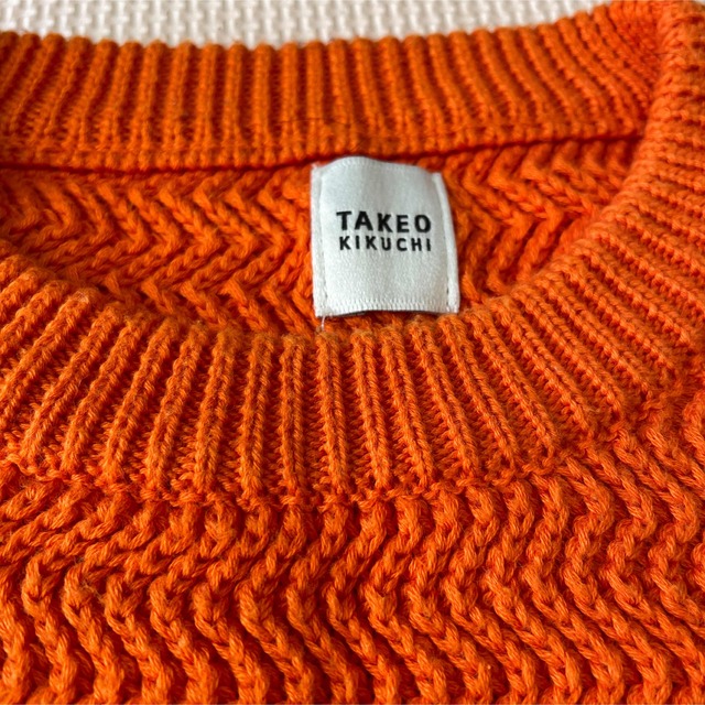 TAKEO KIKUCHI(タケオキクチ)のタケオキクチ　メランジカラーブロックニット メンズのトップス(ニット/セーター)の商品写真