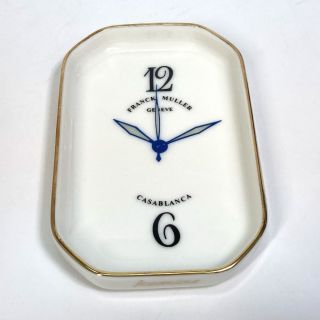 フランクミュラー(FRANCK MULLER)のフランクミュラー FRANCK MULLER カサブランカ ノベルティ 小物入れ カミネ お皿 陶器 ホワイト 未使用(食器)