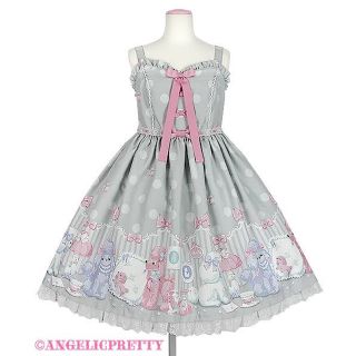 Angelic Pretty 渋谷店限定Campusスカート グレー