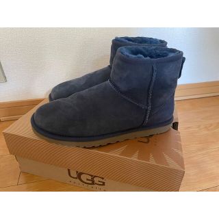 UGG アグ クラシックミニ ネイビー 23センチ靴/シューズ - ブーツ