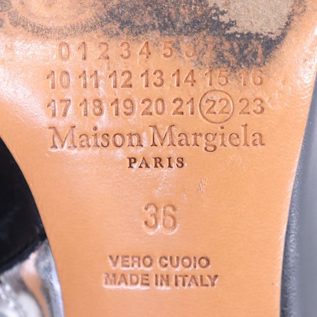 Maison Martin Margiela(マルタンマルジェラ)のMargieマルジェラ　足袋ブーツサンダル　レディース　黒　23.0㎝　USED レディースの靴/シューズ(ブーツ)の商品写真