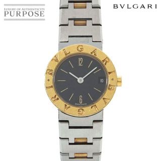 ブルガリ(BVLGARI)のブルガリ BVLGARI ブルガリブルガリ コンビ BB23SG レディース 腕時計 デイト ブラック 文字盤 K18YG クォーツ VLP 90172632(腕時計)