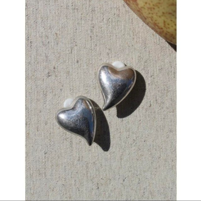 Soierie Heart earing (2P) Silver ソワリー