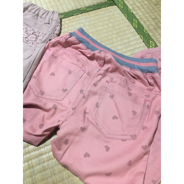 西松屋(ニシマツヤ)の女の子　ズボン  130 ピンク　エルフィンドール キッズ/ベビー/マタニティのキッズ服女の子用(90cm~)(パンツ/スパッツ)の商品写真