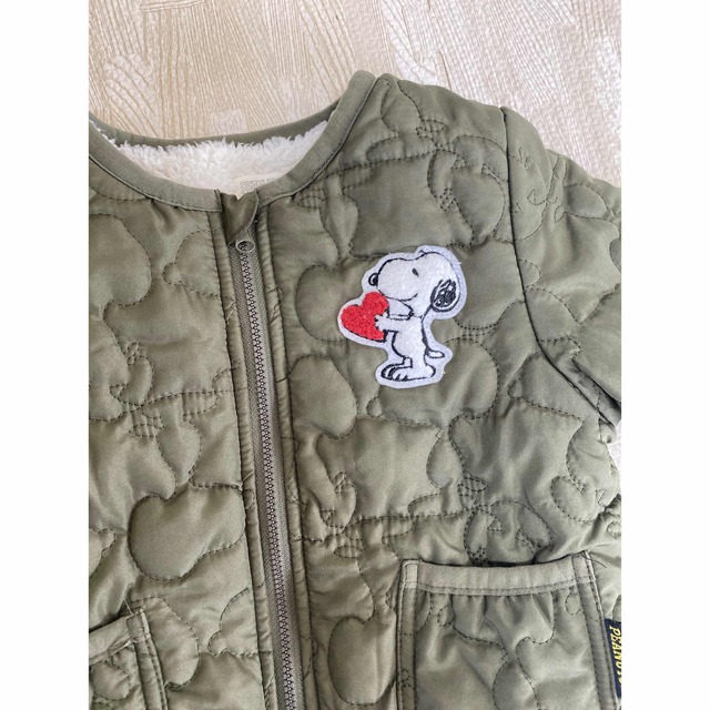 SNOOPY(スヌーピー)の95cm ジャケット　ボアキルトアウター　スヌーピー キッズ/ベビー/マタニティのキッズ服男の子用(90cm~)(ジャケット/上着)の商品写真