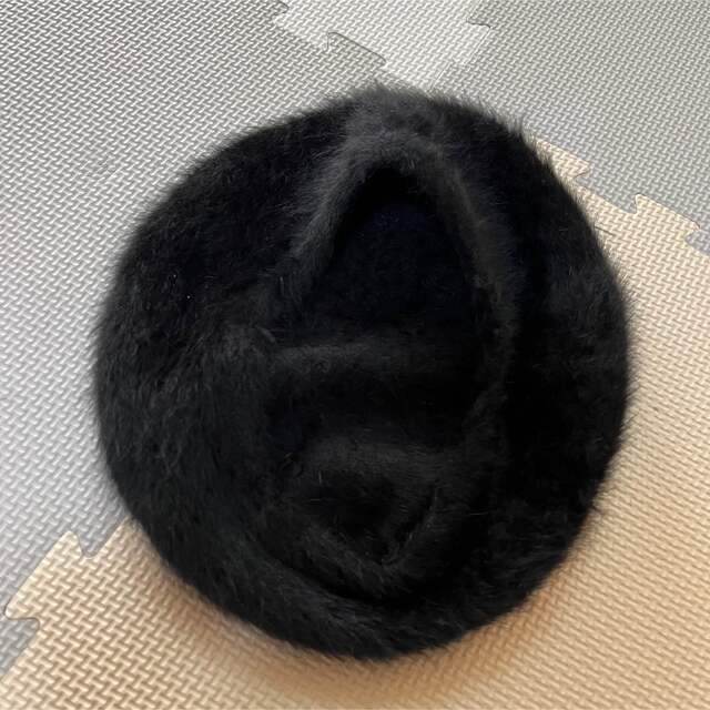INGNI(イング)のファーベレー帽　ブラック　INGNI レディースの帽子(ハンチング/ベレー帽)の商品写真