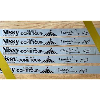 Nissy4thLIVE★銀テープ5本セット★埼玉ベルーナドーム(ミュージシャン)