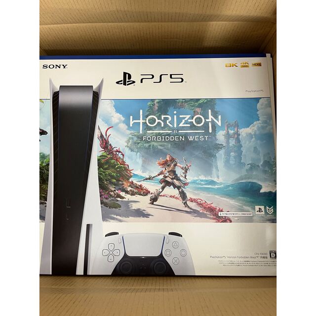 家庭用ゲーム機本体PS5 新品　SONY ソニー　horizon 同梱版