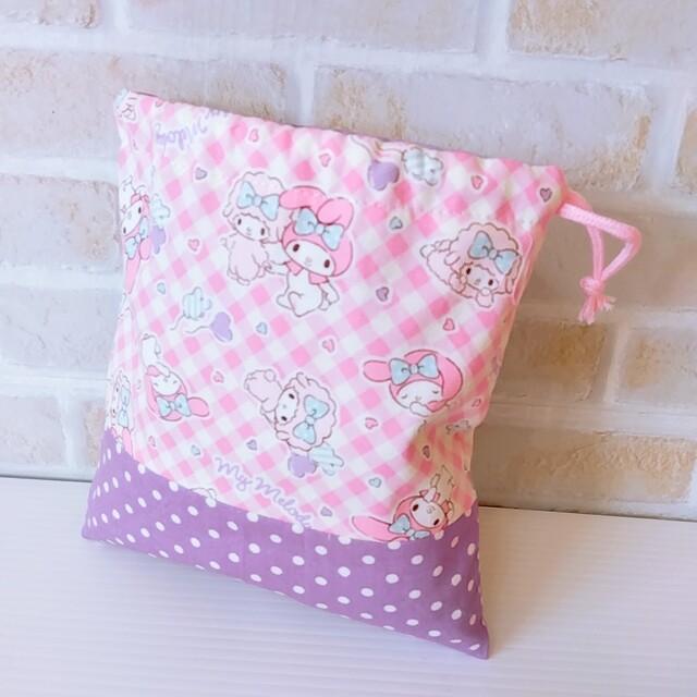 ハンドメイド💗マイメロディの入園入学③点セット💗 キッズ/ベビー/マタニティのこども用バッグ(レッスンバッグ)の商品写真