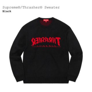 シュプリーム(Supreme)のシュプリーム　Thrasher Sweater S(ニット/セーター)