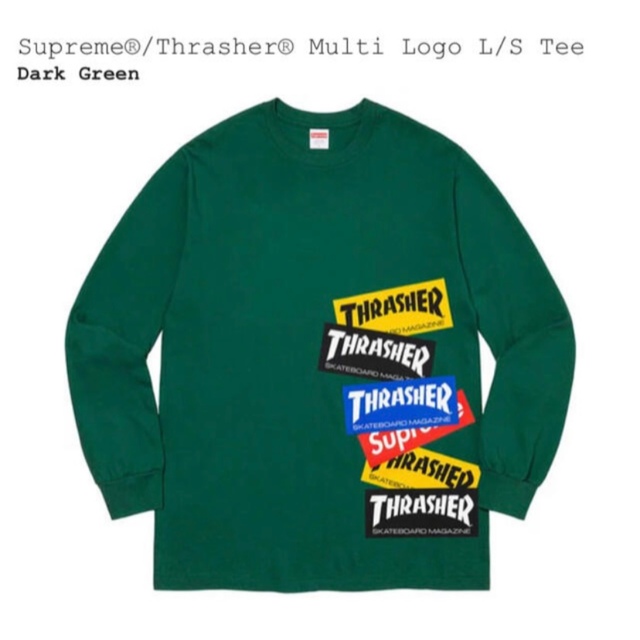 シュプリーム Thrasher Multi Logo LS Tee 格安販売の 11628円 www ...