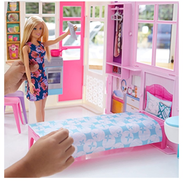 在庫特価】 Barbie バービーハウス バービー人形 プレゼント クリスマス ピンクのプールハウスの通販 by ♡ペリちゃん♡'s shop｜ バービーならラクマ