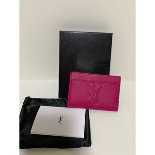 Saint Laurent - 新品　SAINT LAUREN サンローラン カードケース　名刺入れ　ピンク