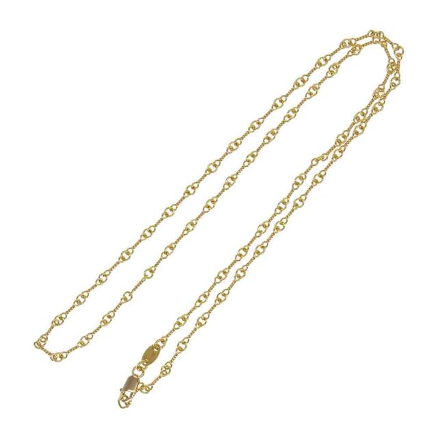 Chrome Hearts(クロムハーツ)のCHROME HEARTS クロムハーツ（原本有） ネックレス 22K NECKCHAIN T20 ツイストチェーン 20インチ ゴールド系【中古】 メンズのアクセサリー(ネックレス)の商品写真