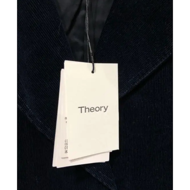 theory(セオリー)のtheory (セオリー) コーデュロイコート ネイビー サイズ:S レディースのジャケット/アウター(ロングコート)の商品写真