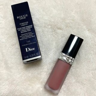 ディオール(Dior)のルージュ ディオール フォーエヴァー リキッド 100 ナチュラルベージュ(口紅)