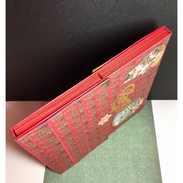 おすそ分けファイル♡㉑アリス クリスマス両面ジャバラ型紙モノ収納ファイル ハンドメイドの文具/ステーショナリー(その他)の商品写真