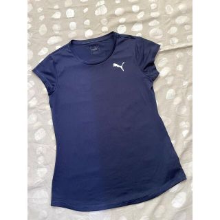 プーマ(PUMA)のプーマ　Tシャツ　レディース　XL  ネイビー(Tシャツ(半袖/袖なし))