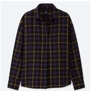 ユニクロ(UNIQLO)のユニクロ フランネルチェックスキッパーシャツ(長袖)(シャツ/ブラウス(長袖/七分))