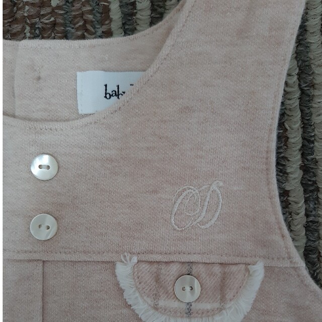 baby Dior(ベビーディオール)のbaby Dior ジャンパースカート　ワンピース　90 キッズ/ベビー/マタニティのキッズ服女の子用(90cm~)(ワンピース)の商品写真