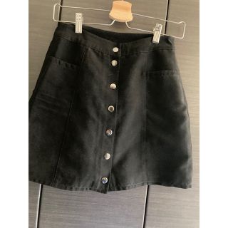 エイチアンドエム(H&M)のお値下げ⭐️ミニスカート⭐️黒⭐️H&M⭐️デザインスカート(ミニスカート)