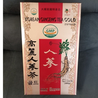 高麗人参茶　韓国　GOLD 3g✕100包(健康茶)