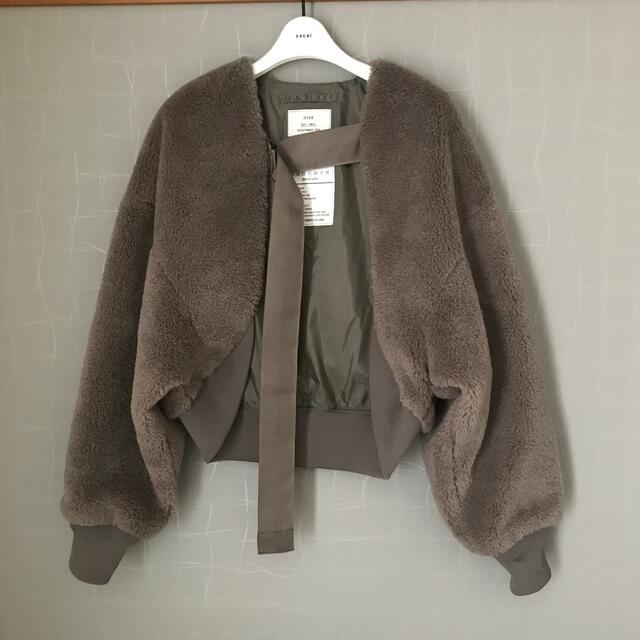 値下げ　HYKE ハイク:FAUX SHEARLING JACKET